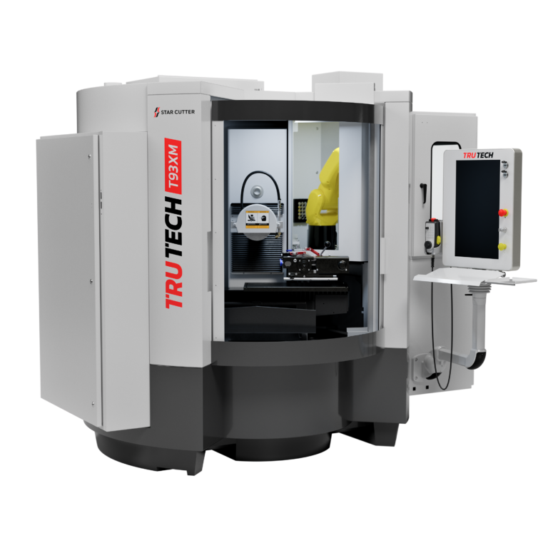 Tru Tech T93XM-A centerless profile grinder with FANUC robot